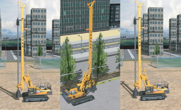 Rotary drilling rig-training simulator